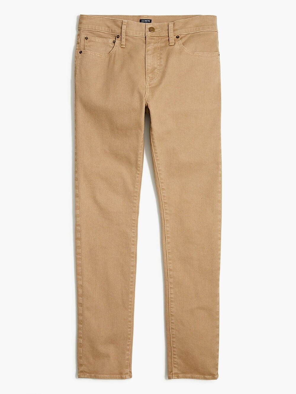 J. Crew Factory Slim-fit garment-dyed five-pocket jean